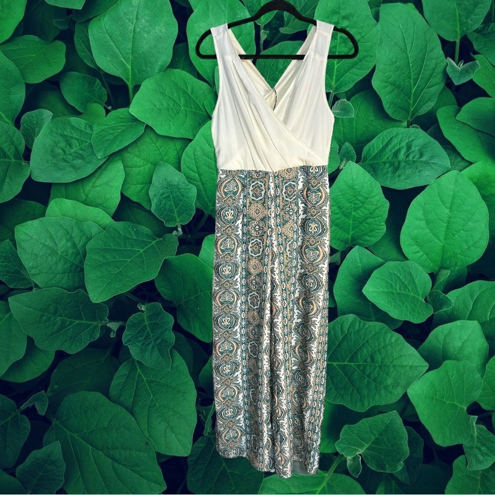 5 for $25🔥CALS Boho‎ Paisley Sleeveless Jumpsuit XXS
